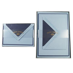 Bild in den Galerie-Viewer laden, Crown Mill - Set, Briefkarten oder - Briefpapier mit Umschlägen, hellblau - blau, diverse Größen - Klüngelkram Druckateur