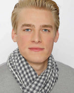 Bild in den Galerie-Viewer laden, Herrenschal Kaschmir Kariert - Klüngelkram Indian Affairs