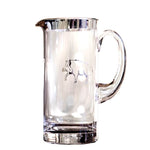 Bild in den Galerie-Viewer laden, Kristallkaraffe "Sylt" (Feinsilberrand), diverse Modelle - Klüngelkram Silberwense