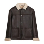 Bild in den Galerie-Viewer laden, Ledermantel mit Shearling - Klüngelkram Etiql