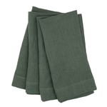 Bild in den Galerie-Viewer laden, Leinenservietten in Graugrün - Klüngelkram The Salonette