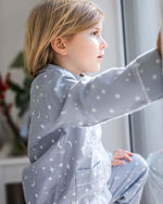 Bild in den Galerie-Viewer laden, Mädchen - Pyjama Sterne Flanell - Klüngelkram Indian Affairs
