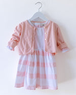 Bild in den Galerie-Viewer laden, Mädchenkleid rosa gestreift festlich - Klüngelkram Indian Affairs