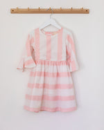 Bild in den Galerie-Viewer laden, Mädchenkleid rosa gestreift festlich - Klüngelkram Indian Affairs