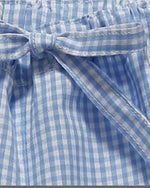 Bild in den Galerie-Viewer laden, Mädchenpyjama Blau Vichy - Klüngelkram Indian Affairs