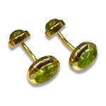 Bild in den Galerie-Viewer laden, Manschettenknöpfe ALJOSCHA Peridot - Klüngelkram Maharani Jewels