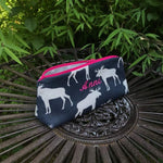 Bild in den Galerie-Viewer laden, Schlampermäppchen, Kosmetiktäschchen Elch, diverse Modelle, individualisierbar - Klüngelkram Rines Welt