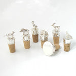 Bild in den Galerie-Viewer laden, Silber Flaschenkorken (925er Silber), diverse Modelle, individualisierbar - Silberwense - Klüngelkram Silberwense