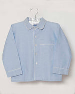 Bild in den Galerie-Viewer laden, Unisex Pyjama blau Popeline - Klüngelkram Indian Affairs