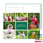 Bild in den Galerie-Viewer laden, Weihnachts - Postkarten Collage mit 6 Fotos A6, individualisierbar - Druckateur - Klüngelkram Druckateur