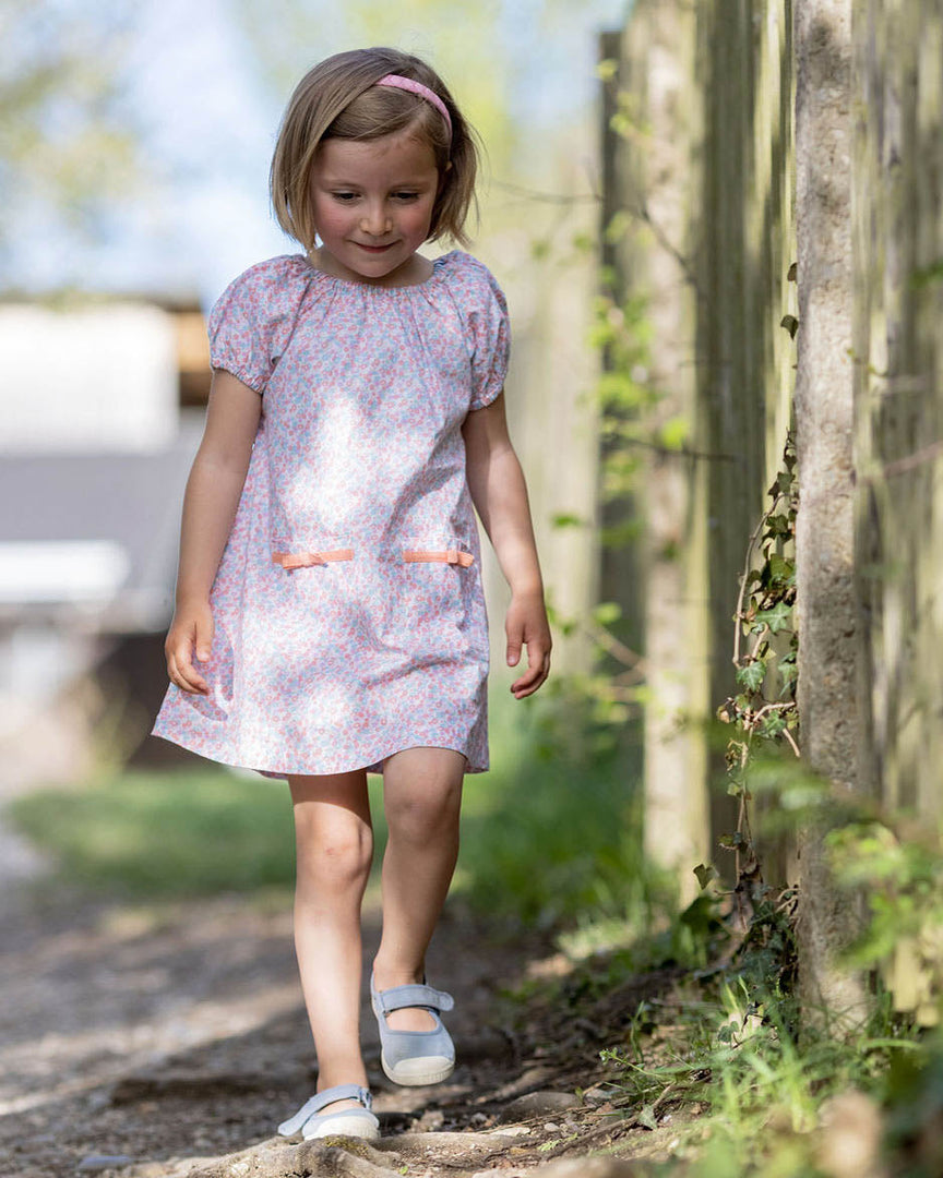 Mädchen-Sommerkleid Pastellfarben