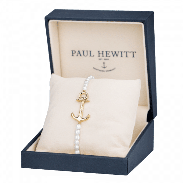 Armkette Anchor Spirit Gold Pearl, diverse Modelle - Klüngelkram Paul Hewitt