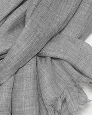 Damenschal hellgrau einfarbig Modal - Klüngelkram Indian Affairs