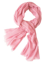 Damenschal rosa einfarbig - Klüngelkram Indian Affairs