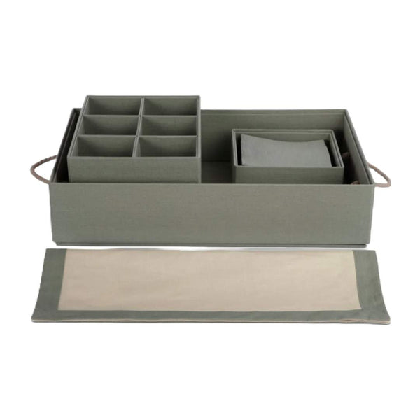 Dinner Kit aus Leinen 16 - teilig - Klüngelkram Etiql