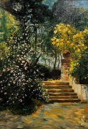 Eingang zum Garten der Burg Schöneck - Ausstellungsstück - alles muss raus! - Klüngelkram Galerie von Hobe