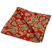 Einstecktuch Seide, Rot - Klüngelkram A Gallant Horseman