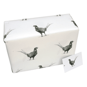 Fasanen schwarz und weiß, Weihnachts - / Geburtstag - / Geschenkverpackung, diverse Modelle - Klüngelkram Rewrapped