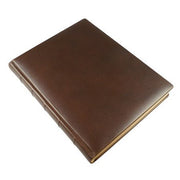 Gästebuch ledergebunden Bütten mit Goldschnitt - dunkelbraun, diverse Farben und Modelle - Klüngelkram Druckateur