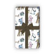 Geschenkpapier Bunte Hunde - Klüngelkram Kartenkaufrausch