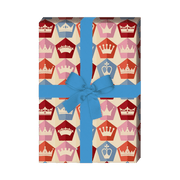 Geschenkpapier Kronen - Klüngelkram Kartenkaufrausch