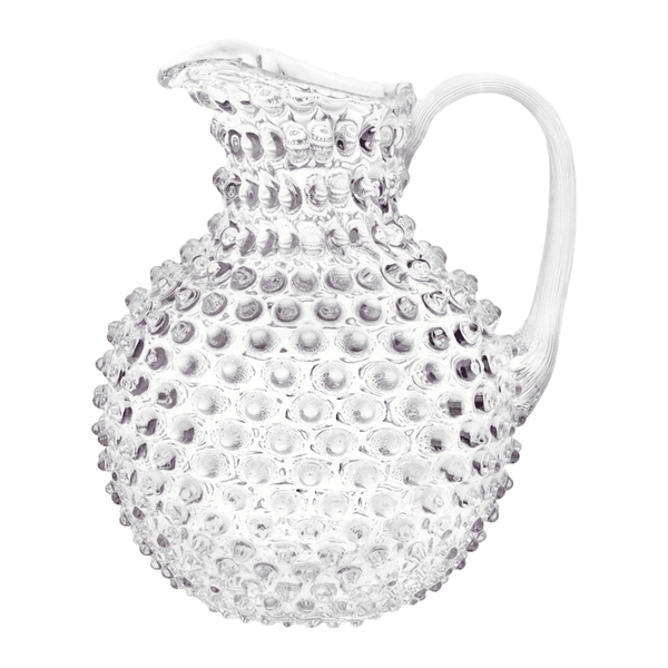 Glaskrug mit Noppen - Klüngelkram The Salonette