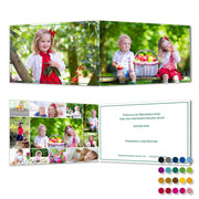 Große Weihnachtskarten 2 Fotos + 11er Collage - Diplomatenformat Klappkarte, individualisierbar - Klüngelkram Druckateur