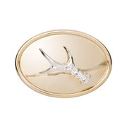 Jagdabzeichen Gürtelschnalle Gehörn - Klüngelkram Jagdabzeichen.com