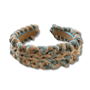 Johanna Signature Foggy blue/gold wide - Klüngelkram Colette