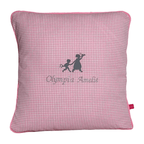 Kissen vichykaro - Klüngelkram Pippita