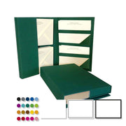 Leinen Briefkartenmappe DIN A6 - Klüngelkram Druckateur