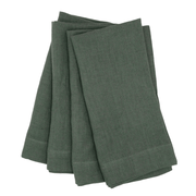 Leinenservietten in Graugrün - Klüngelkram The Salonette