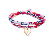 Liberty Wickelarmband mit graviertem Gold- oder Silberanhänger, verschiedene Designs - Merci Maman - Klüngelkram