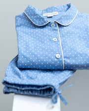 Mädchen - Pyjama blau Pünktchen - Klüngelkram Indian Affairs