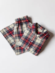 Mädchen Pyjama rot kariert - Klüngelkram Indian Affairs