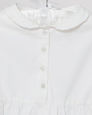 Mädchenbluse weiss Rüschenkragen - Klüngelkram Indian Affairs