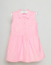 Mädchenkleid Cord Rosa Polkadots - Klüngelkram Indian Affairs