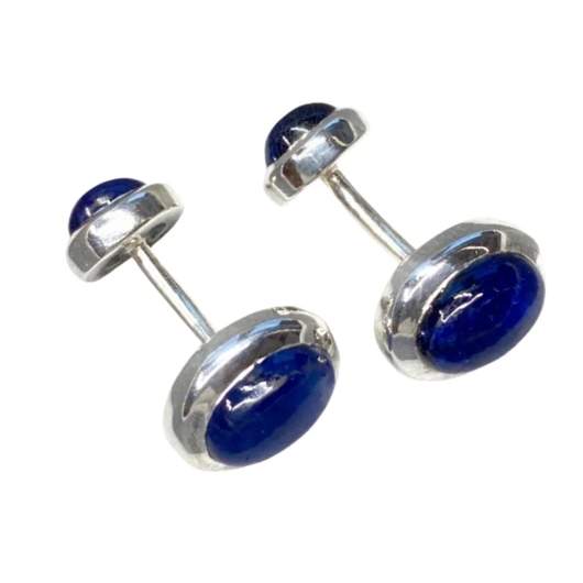 Manschettenknöpfe ALJOSCHA Saphir - Klüngelkram Maharani Jewels