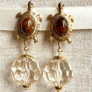 Ohrring Schildkröte - Klüngelkram Deja Vue Lebensart