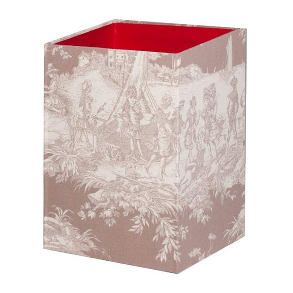 Papierkorb Toile de Jouy - Klüngelkram Allesklarschiff