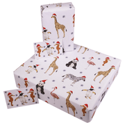 Party Tiere weiß, Weihnachts - / Geburtstag - / Geschenkverpackung, diverse Modelle - Rewrapped - Klüngelkram Rewrapped