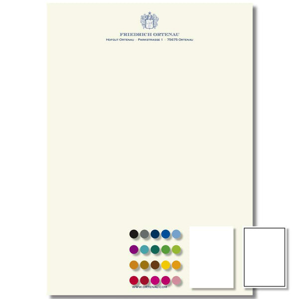 Schreibblock DIN A4 mit Wappen / Logo, individualisierbar - Druckateur - Klüngelkram Druckateur