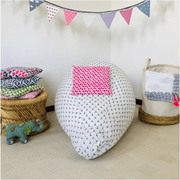 Sitzsack Kinderzimmer - Klüngelkram PinkTukTuk