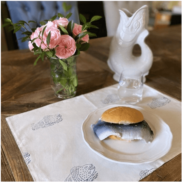 Tischset Fisch - Klüngelkram PinkTukTuk