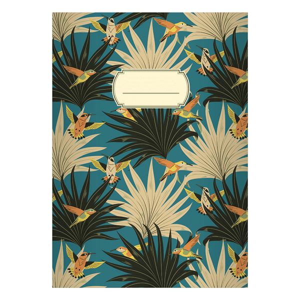 Tropisches Schulheft - Klüngelkram Kartenkaufrausch