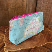 Waschbeutel Landkarte, diverse Modelle - Klüngelkram Rines Welt