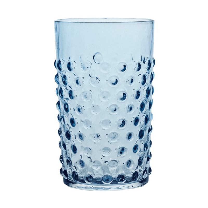 Wasserglas mit Noppen