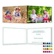 Weihnachtskarten Foto mit weißem Rahmen - Diplomatenformat B6 Klappkarte, individualisierbar - Klüngelkram Druckateur