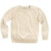 Unisex Pulli Beige Baumwolle von